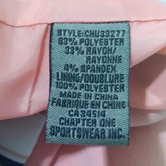 One by Chapter One Open Front Jacket Pink Sz M/M - Picture 9 of 9